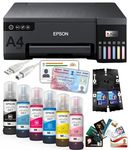 EcoTank L8050 | A4 Size 6 Color Printer | Printer | (with EPSON Ink) | PVC Card Print | 2023 Model | with USB Cable Extra