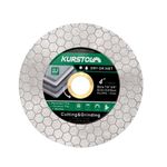 KURSTOL Tile Diamond Saw Blade - 4"/105mm Dual-Purpose Diamond Cutting Disc,Angel Grinder Blade Arbor 7/8"-5/8" for Cutting and Grinding Ceramic Tiles,Porcelain,Granite,Marble