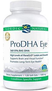 Nordic Naturals ProDHA Eye - Fish Oil, 360 mg EPA, 845 mg DHA, 20 mg FloraGLO Lutein, 4 mg Zeaxanthin, Support for Neurological Function and Long-Term Eye Health*, 120 Soft Gels