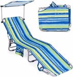 Costway Outdoor Folding Chaise Loun