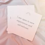 "I Am" Affirmation Cards For The Shower - USA Made Tree-Free Waterproof & Durable, Easy To Stick And Remove To Mirror And Shower Tiles, No Adhesive Just Water