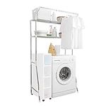 BAOYOUNI 2-Tier Laundry Room Shelf 