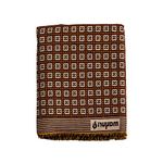 Varunavi Solapur Chaddar Cotton All Season AC Blanket Queen Size Top Sheet 90 in X 108 in (230 cm X 260 cm) (Brown)