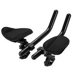 HUIOP Bike Rest Bar, Bike Rest Handlebar Cycling Aero Bar Bicycle Relaxation Handle Bar Triathlon MTB Road Bike Arm Rest Bar Bike Aerobar