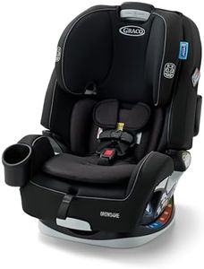 Graco Grows4Me 4-in-1 Convertible Car Seat, 10 Years of Use - Infant Car Seat to Toddler, 4 Stages of Use - Rear Facing, Forward Facing, High Back Booster, Backless Booster Seat, West Point Design