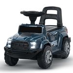 Baybee Blaze Pro Rechargeable Battery Operated Jeep for Kids, Ride on Toy Kids Car with Music, LED Light & Backrest, Baby Big Electric Jeep Battery Car for Kids to Drive 1 to 4 Years Boy Girl (Blue)