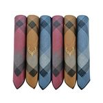 Allen Solly Men's Cotton Dark Handkerchief (Pack of 6)