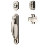 Ideal Security LSDXCR2267SN Deluxe Storm with Screen Door Pull Handle & Keyed Deadbolt, Satin Nickel