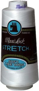 Maxi-Lock Stretch Thread 2000 yds - #32109 White