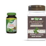 Nature's Way Ginger Root – Traditional Digestive Support Supplement & Pepogest Peppermint Oil – IBS Symptom Relief, 60 Softgels