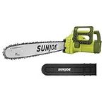 Sun Joe SWJ701E 18-Inch 14-Amp Electric Chain Saw, Kickback Brake, Automatic Oiler, Instant Start