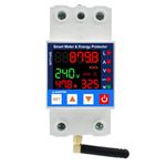 GADITES All In 1 Over under Voltage protector/Energy Meter/Earth leakage/Wifi Control/IOT SWITCH/Timer switch/Over Load Protection With Smart life App (63 Amps)