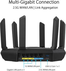 ASUS WiFi 6E Router – RT-AXE7800 Tri-Band Gigabit Wireless