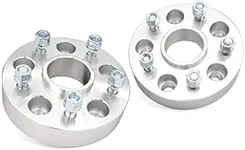 Rough Country 2" Wheel Spacers for 18-22 Jeep Wrangler JL/Gladiator JT - 10085,Silver