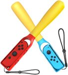 Baseball Bat for Nintendo Switch Joy-Con Controller, Nargos Baseball Game Controller Accessories Compatible with Nintendo Switch OLED/ Nintendo Switch （2PCS）