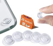 Glass Table Top Bumpers 20PCS 18mm 