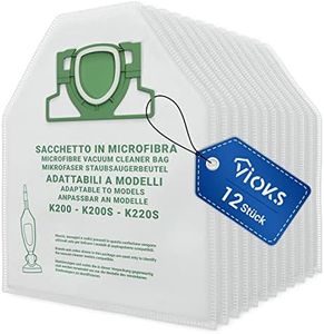 Vacuum Cleaner Bags Replacement for Vorwerk Kobold 200 VK200 FP200 Filter Bags Filter Bags Microfibre for Vacuum Cleaner Vacuum Cleaner