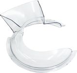 1-Piece Pouring Shield for Kitchenaid 4.5 5 Quart Stainless Steel Bowls Splatter Guard for Kitchenaid 4.5 5 Quart kitchen aid Bowl-Lift Stand Mixers kitchenaid Splash Guard