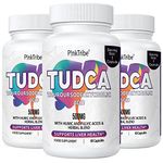 TUDCA 500mg, Tauroursodeoxycholic Acid with Humic and Fulvic Acids, Beet Root and More, Tudca Bile Salt Supplement for Liver Liver Health, Digestion, Detox and Repair (Pack of 3)