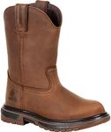 Rocky Kid's Original Ride FLX Western Boot, Brown, 7 Big Kid