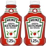 Heinz Tomato Ketchup, 1.25L (Pack of 2)