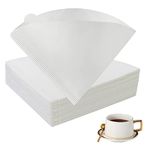 Coffee Filter Paper, Size 02, Set of 200, Natural Disposable Coffee Filters, Cone Paper Filters for Coffee Dripper & Pour Over Coffee Maker (White)