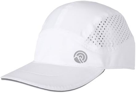 OutdoorEssentials Running Cap - Running Hat & Runner Hat - Jogging Cap - Exercise Hat UPF 50 - Tennis Hats White