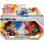 Bakugan Geogan Brawler 5-Pack, Exclusive Hyenix and Insectra Geogan and 3 Bakugan Collectible Action Figures