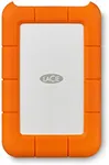 LaCie Rugged Mini 2TB External Hard Drive Portable HDD - USB 3.0/ 2.0 Compatible, Drop Shock Dust Rain Resistant Shuttle Drive, For Mac And PC Computer (LAC9000298), orange