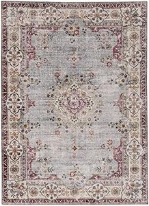 The Anywhere Washable Rug Barton Pale Blue/Ivory 5' X 7' Area Rug