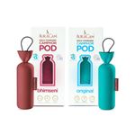 AuraCam Gold Standard Camphor Pods (1 Original + 1 Bhimseni) - Pack of 2 - Organic Camphor Cone Air freshener For Room, Car, Bathroom, Office & Toilet | Long-Lasting Camphor pods