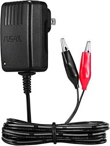 RUSFOL [UL Listed] 6-Volt Battery Charger for Moultrie Battery (Input 100-240V, Output 6V 0.6A)