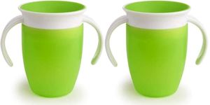 Munchkin Miracle 360 Trainer Cup, Green, 7 Ounce, 2 Count