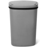 NETTA 50L Sensor Bin for Kitchen - Large Automatic Motion Sensor Waste Rubbish Bin - Touch Free Smart Bin with Infrared Lid & Non Skid Base - Electric Bin for Home, Office, Rubbish & Trash Can - Grey
