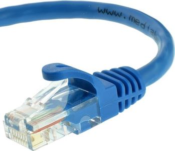 Mediabridge CAT6 Ethernet Patch Cable (25 ft) RJ45 Connectors with Gold Plated Contacts (10gbps)