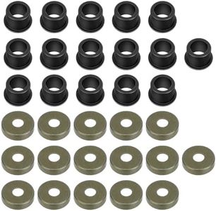 Mabutingti Conjunto de casquillos delantero superior e inferior de brazo A para Yamaha Raptor 350 Warrior 350