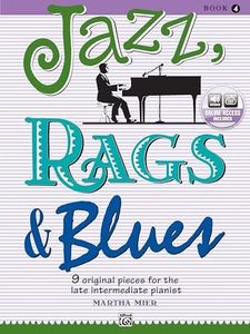 Jazz, Rags & Blues. Book 4 (piano) --- Piano - Mier, Martha --- Alfred Publishing