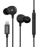 iPhone Earbuds for iPhone Headphones MFi Certified Compatible for iPhone with Microphone Volume Control for iPhone 14/13/12/11/Pro Max/Xr/Xs Max/X/iPad or iPod Touch with Lightning Port Black