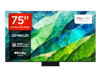 TCL 75C855K 75-inch QLED Mini LED TV, QLED PRO, 4K HDR Premium 3500nits, Smart TV Powered by Google TV (Dolby Vision & Atmos, Onkyo 2.1.2 sound system, 144Hz Motion Clarity Pro)