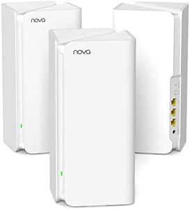 Tenda Mesh WiFi 6 System AX5400 Covers up to 7300 sq.ft- Mesh Network Replace Router and Extender- Dual Band for Whole Home- for 200 Devices- MX15 Pro 3 Pack