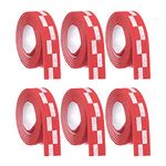 PATIKIL 18" Table Tennis Side Tape, 6 Pack Ping Pong Edge Tape Protect the Edges of Rubber and Blade for Paddles Racket, Red