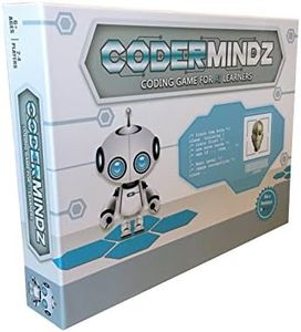 CoderMindz Game for AI Learners! World's First Ever Board Game for Boys and Girls Age 6 and up That Teaches Artificial Intelligence and Computer Programming Through Fun Robot and Neural Adventure!