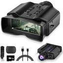 Night Vision Goggles for Adults, 3.99" HD Screen & 10000mAh Rechargeable, 4K Night Vision Binoculars with 64GB Card for Hunting Camping Surveillance