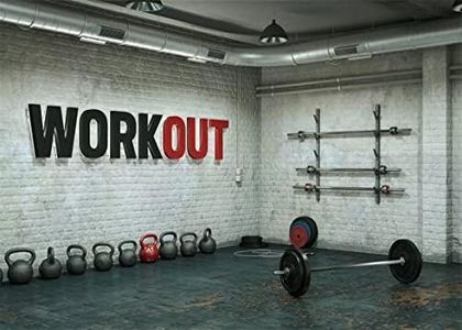 BELECO 9x6FT Fabric Gym Photo Backdrop Workout Gym Backdrop Weightlifting Equipment Basement Pipe Brick Wall Background Fitness Photo Props Gym Poster Adult Artistic Portrait Studio Background