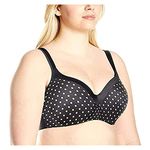 Playtex Women's Love My Curves Original Balconette Underwire Full Coverage Bra, Light Beige, 46D