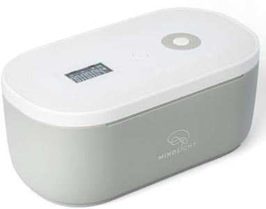 Mindsight Timed Lock Box | Unplug from Phones, Video Games, Social Media, Snacks & Cravings | 3 Modes based on Willpower | Easy to Use | Out of Sight ~ Out of Mind | Boost Your Mental Wellness