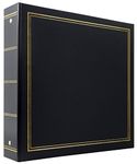 MCS Library Collection 400 Pocket 4"x6" Photo Album in Black