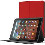 Forefront Cases Case for Fire HD 10 2019 - Protective Fire HD 10 (9th Generation – 2019 & 7th Generation – 2017) Cover Stand - Slim & Light, Auto Sleep Wake - Red *DOES NOT FIT NEW 2021 MODEL*