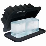 Alaskey® Extra Large Ice Block Mold - Shape 5 lbs Ice Bricks - Professional Silicone Mold for Crafting Giant Ice Cubes, Ideal for Revitalizing Ice Baths, Coolers and Bartender Accessories