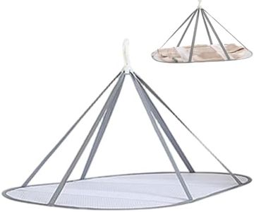 Sweater Drying Rack 30x24 Inch Foldable Mesh Lay-Flat Dryer for Laundry, Delicate Clothing, Balcony Use